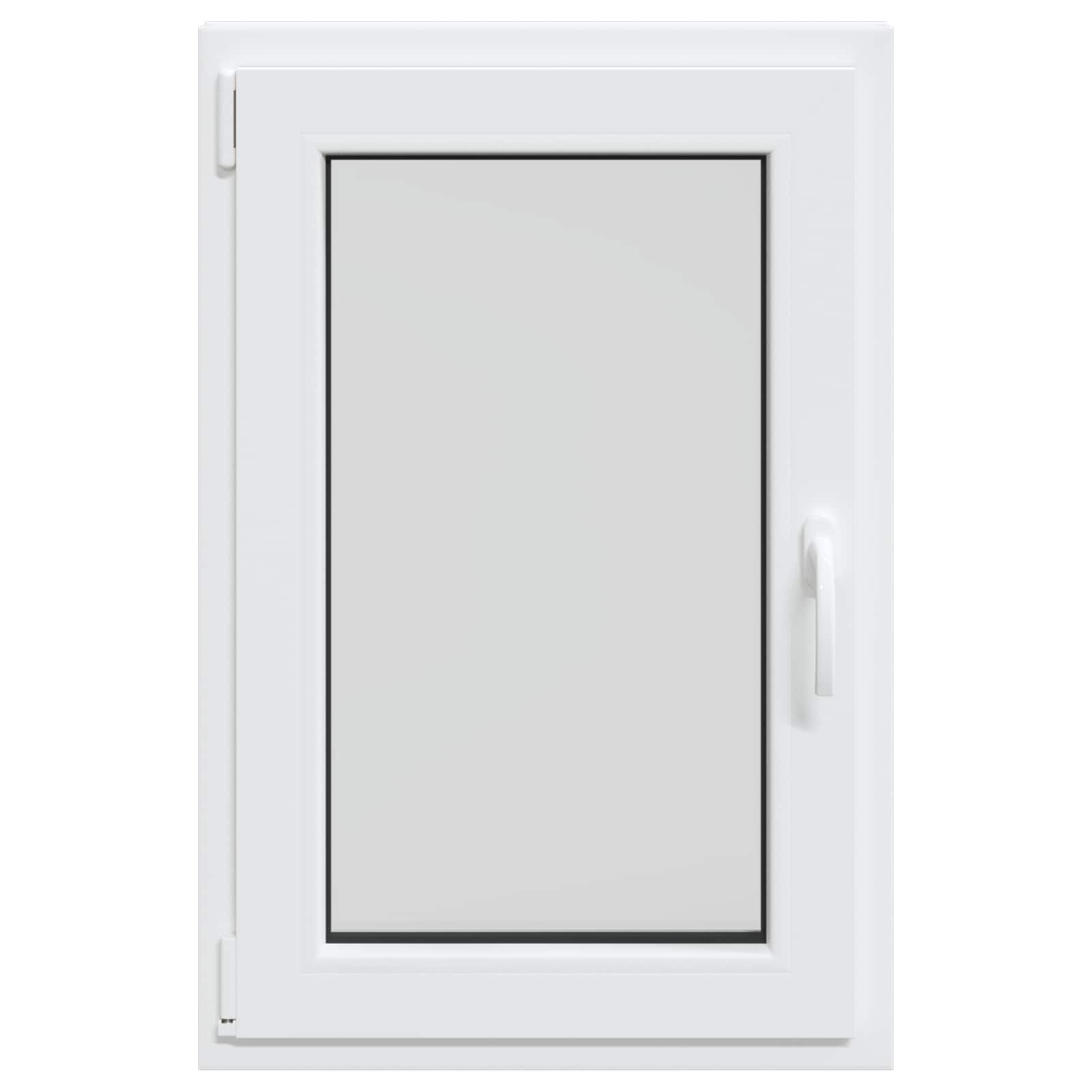 Prozor za podrum RISOR 60 x 80 cm PVC i staklo Bijela