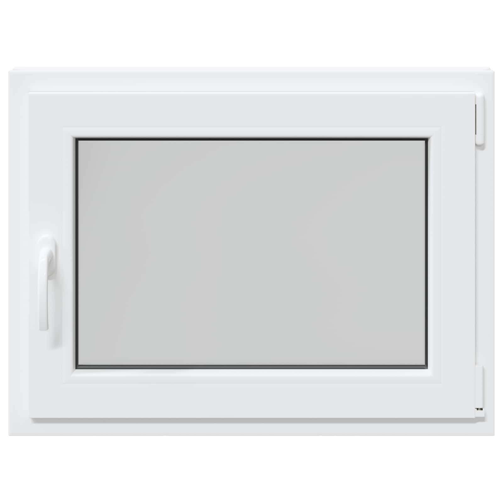 Prozor za podrum RISOR 80 x 60 cm PVC i staklo Bijela