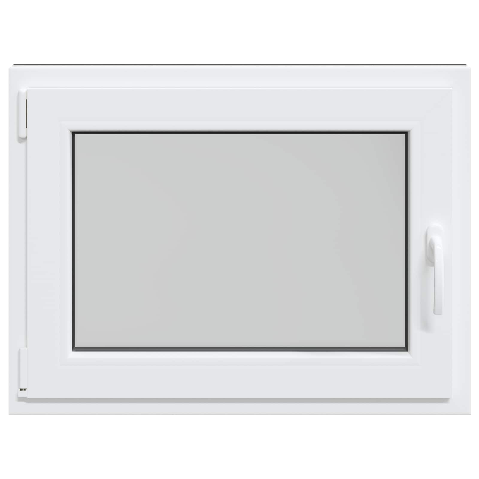 Prozor za podrum RISOR 80 x 70 cm PVC i staklo Bijela