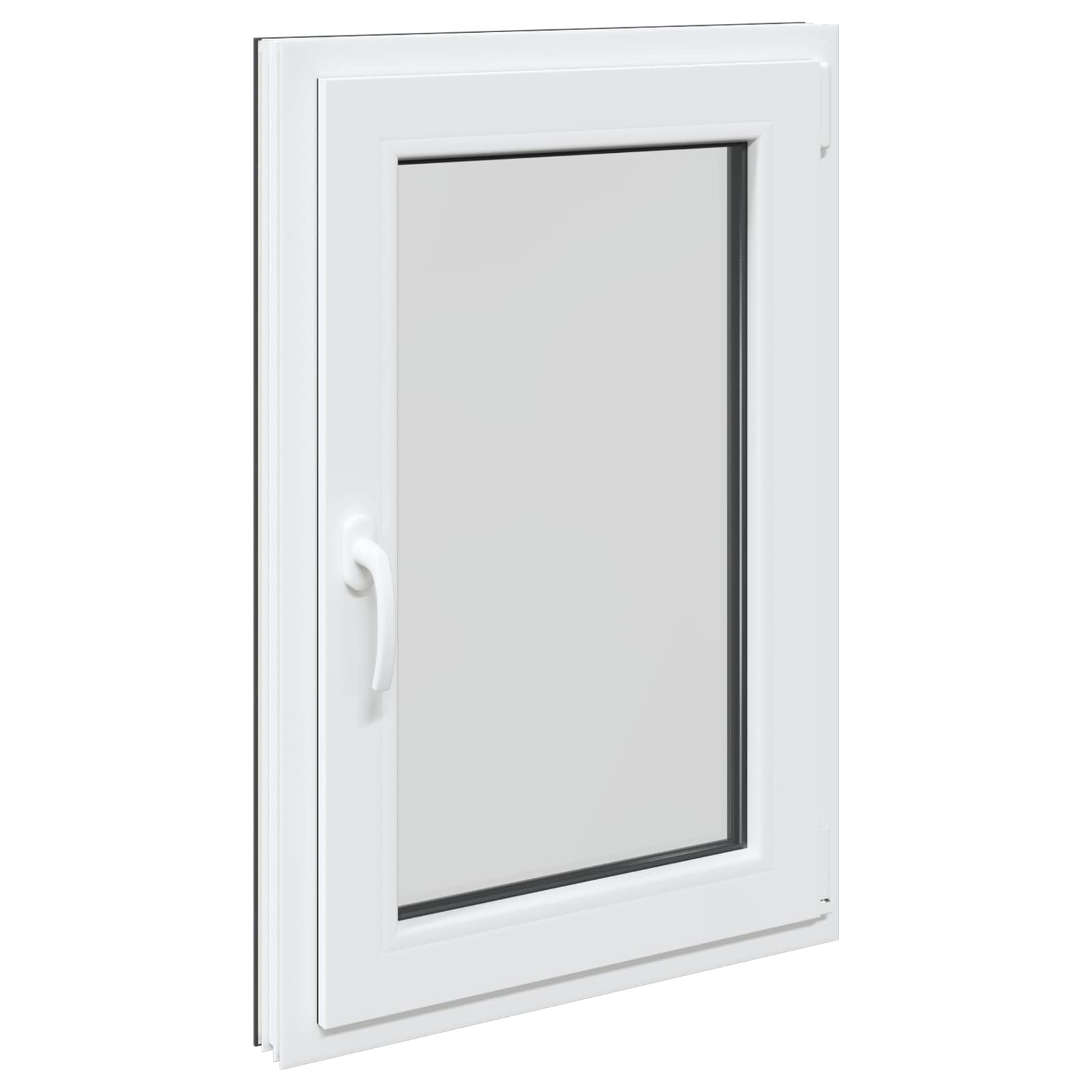 Prozor za podrum RISOR 60 x 90 cm PVC i staklo Antracit