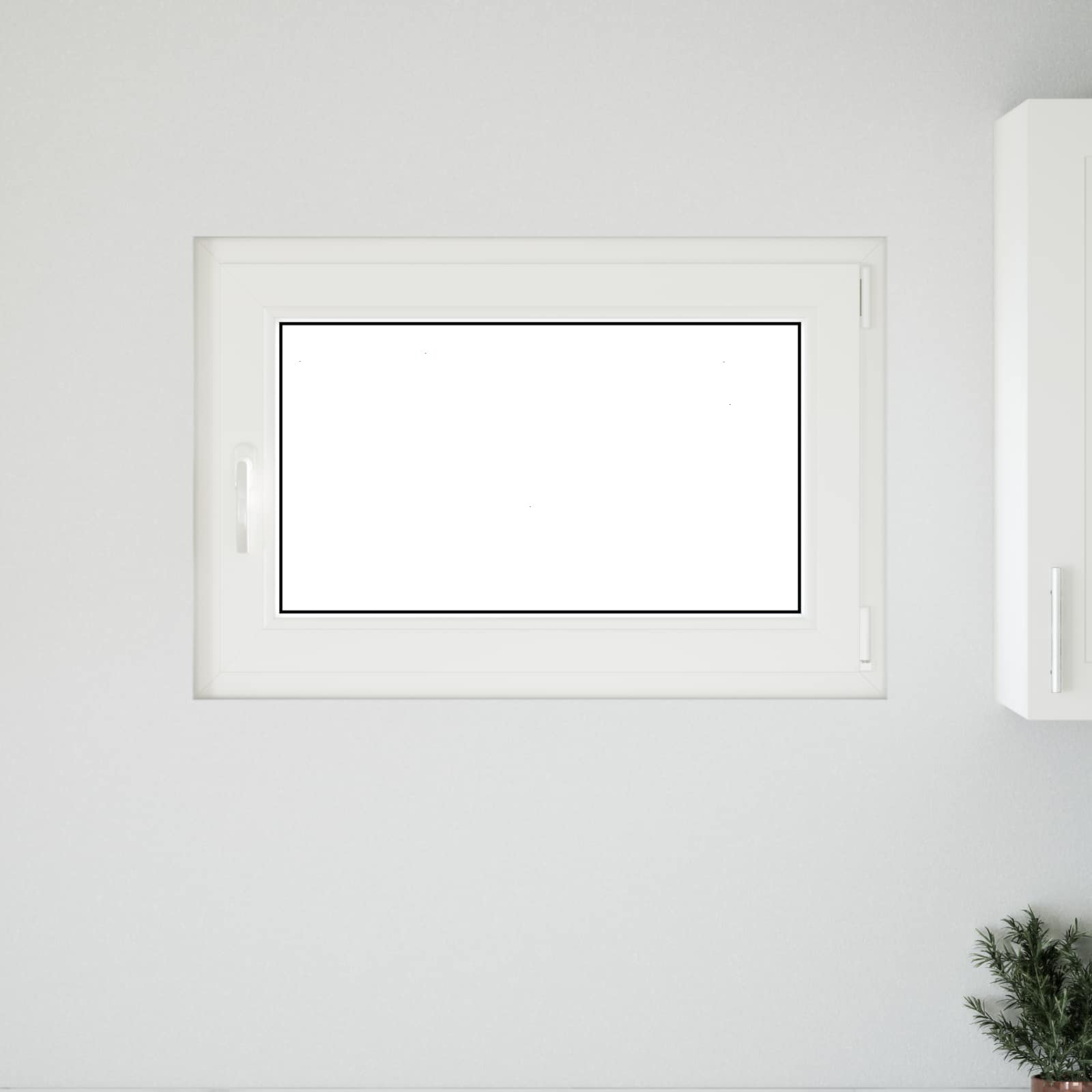 Prozor za podrum RISOR 90 x 50 cm PVC i staklo Antracit