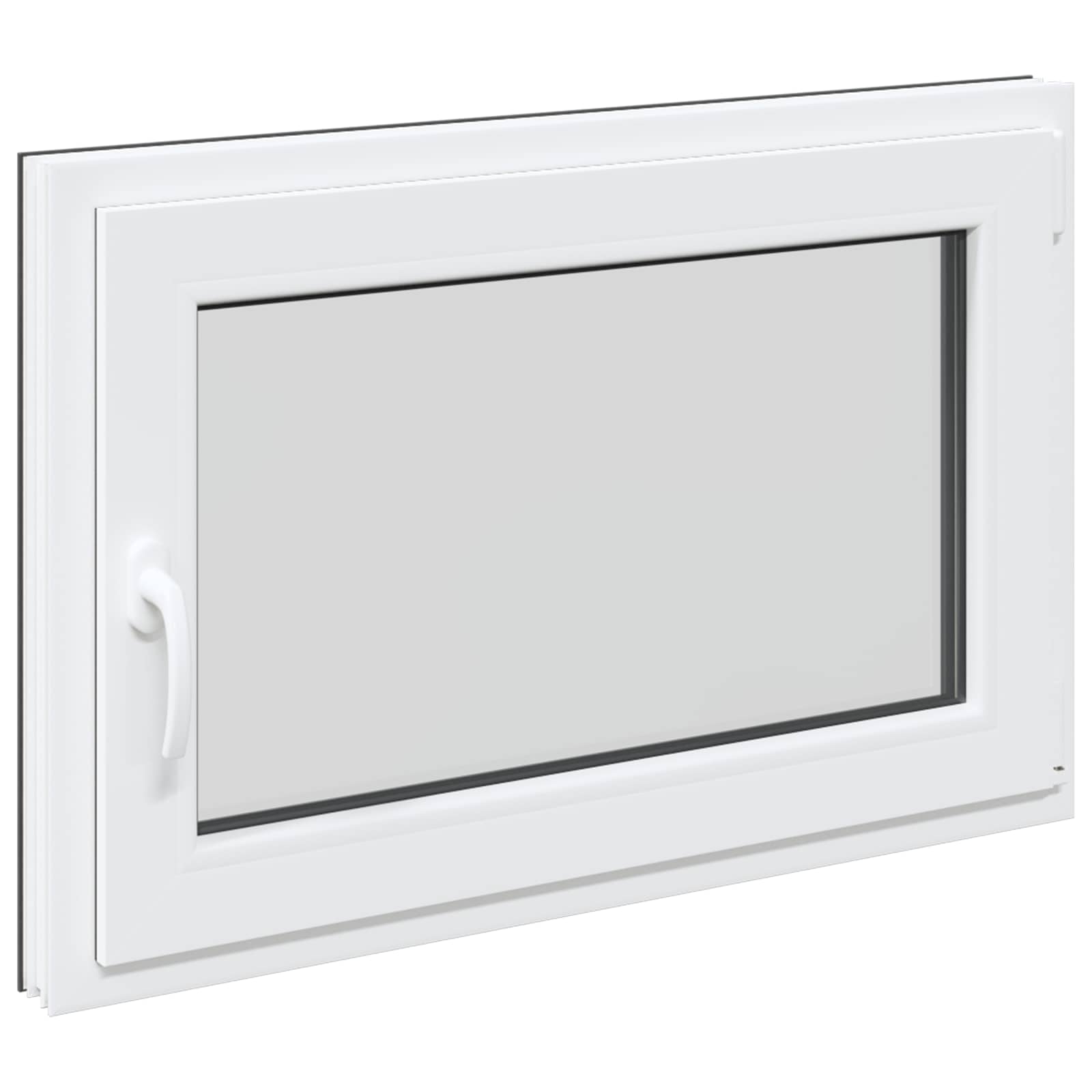 Prozor za podrum RISOR 90 x 50 cm PVC i staklo Antracit