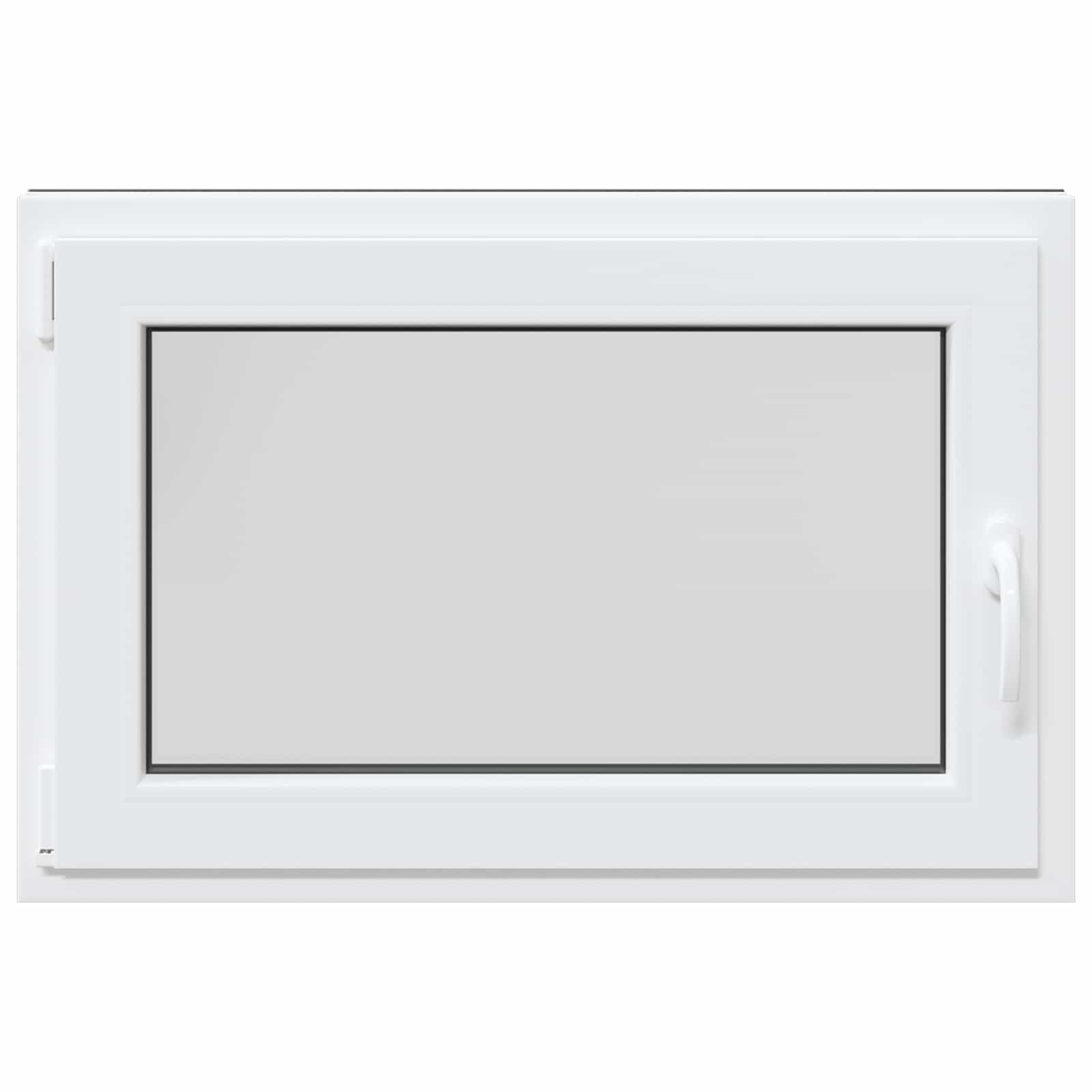 Prozor za podrum RISOR 90 x 70 cm PVC i staklo Antracit