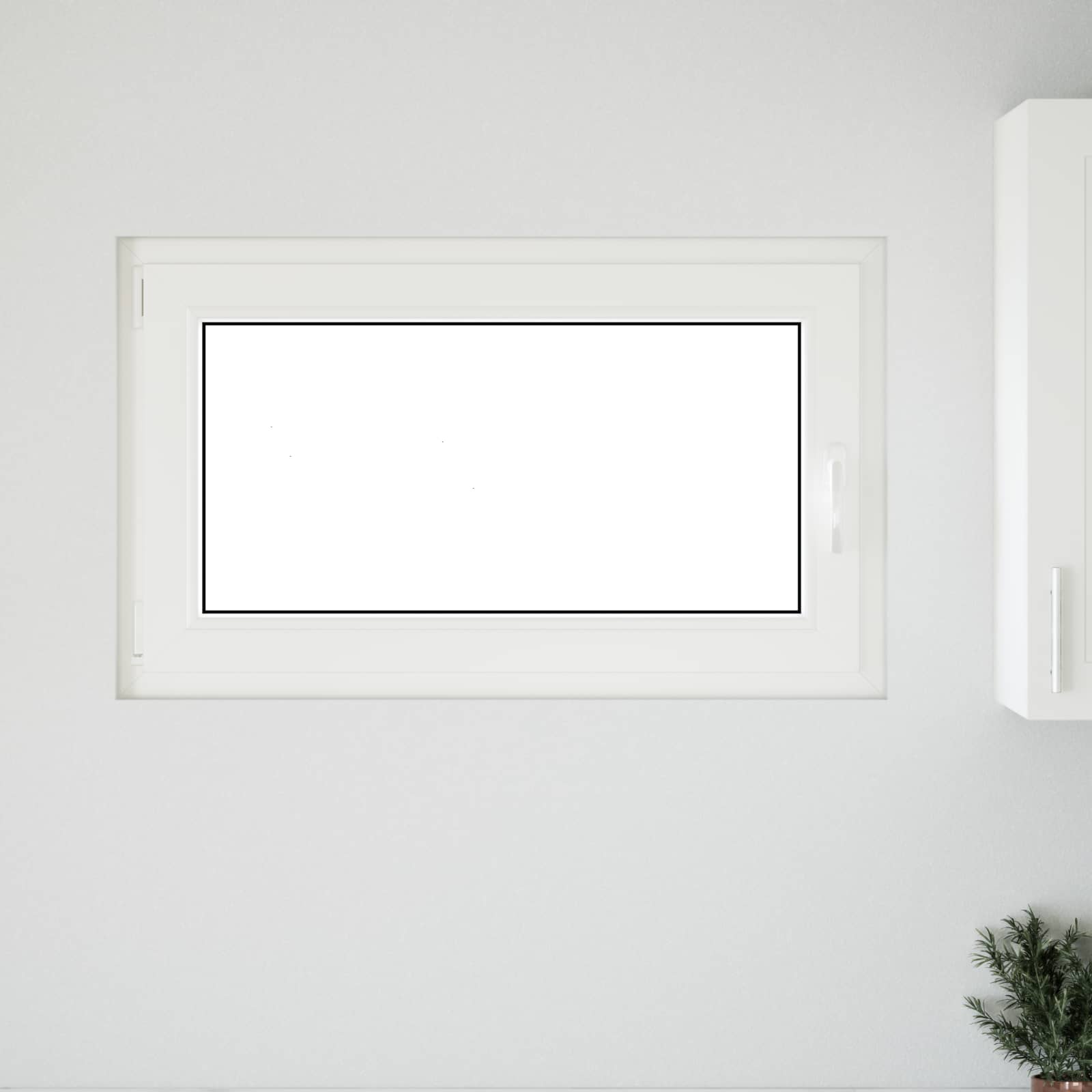 Prozor za podrum RISOR 100 x 60 cm PVC i staklo Antracit