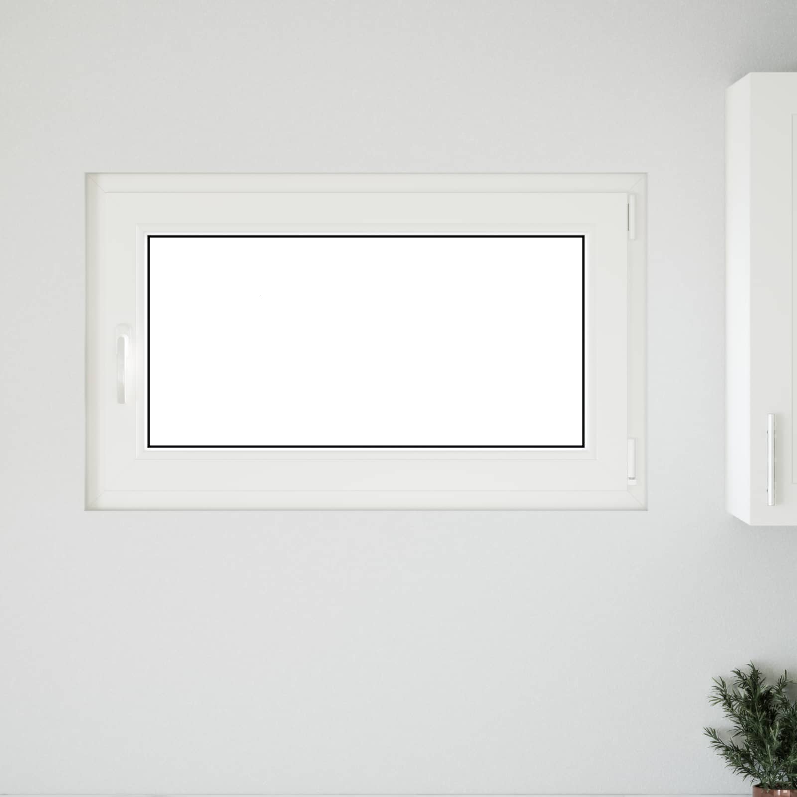 Prozor za podrum RISOR 100 x 70 cm PVC i staklo Antracit
