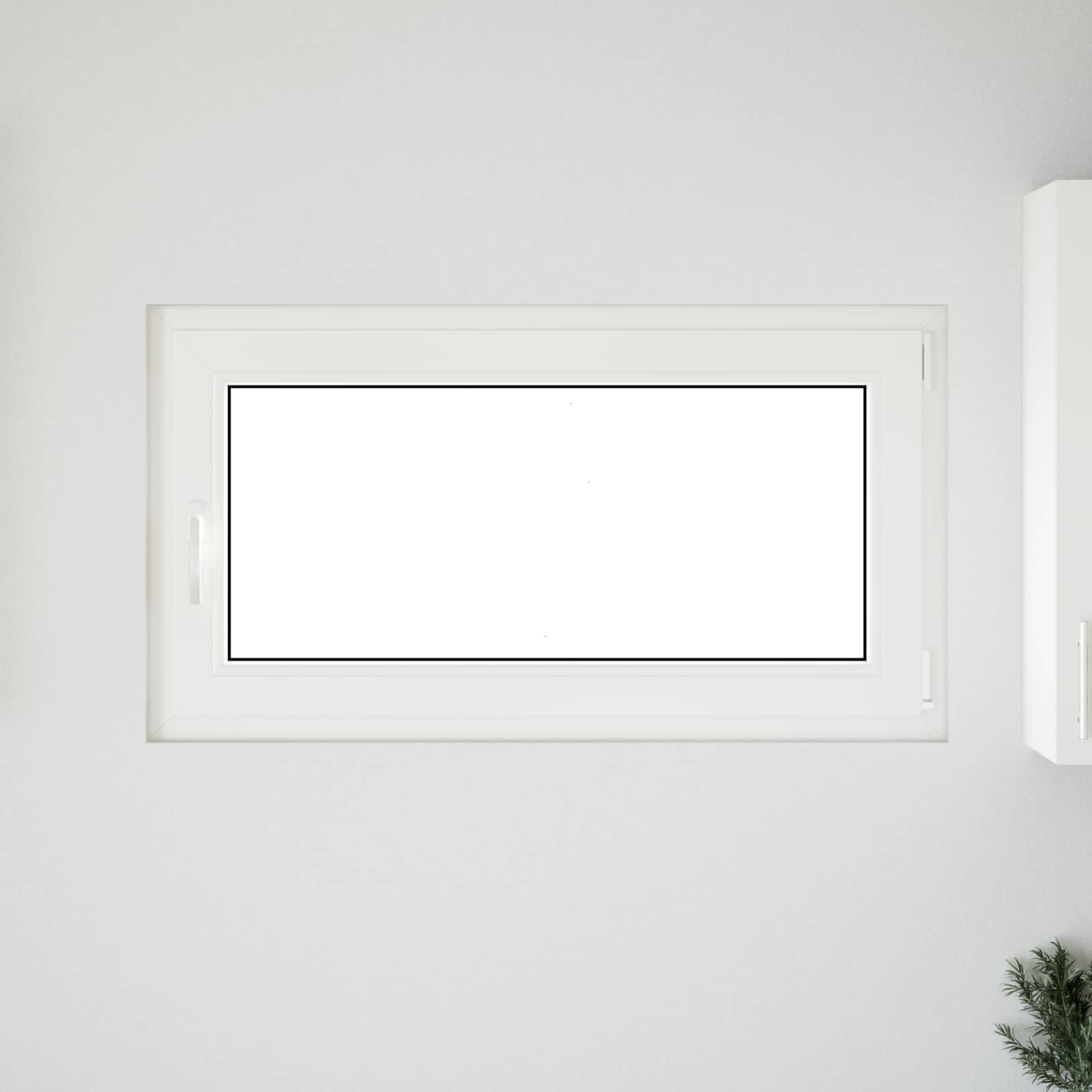 Prozor za podrum RISOR 110 x 50 cm PVC i staklo Antracit