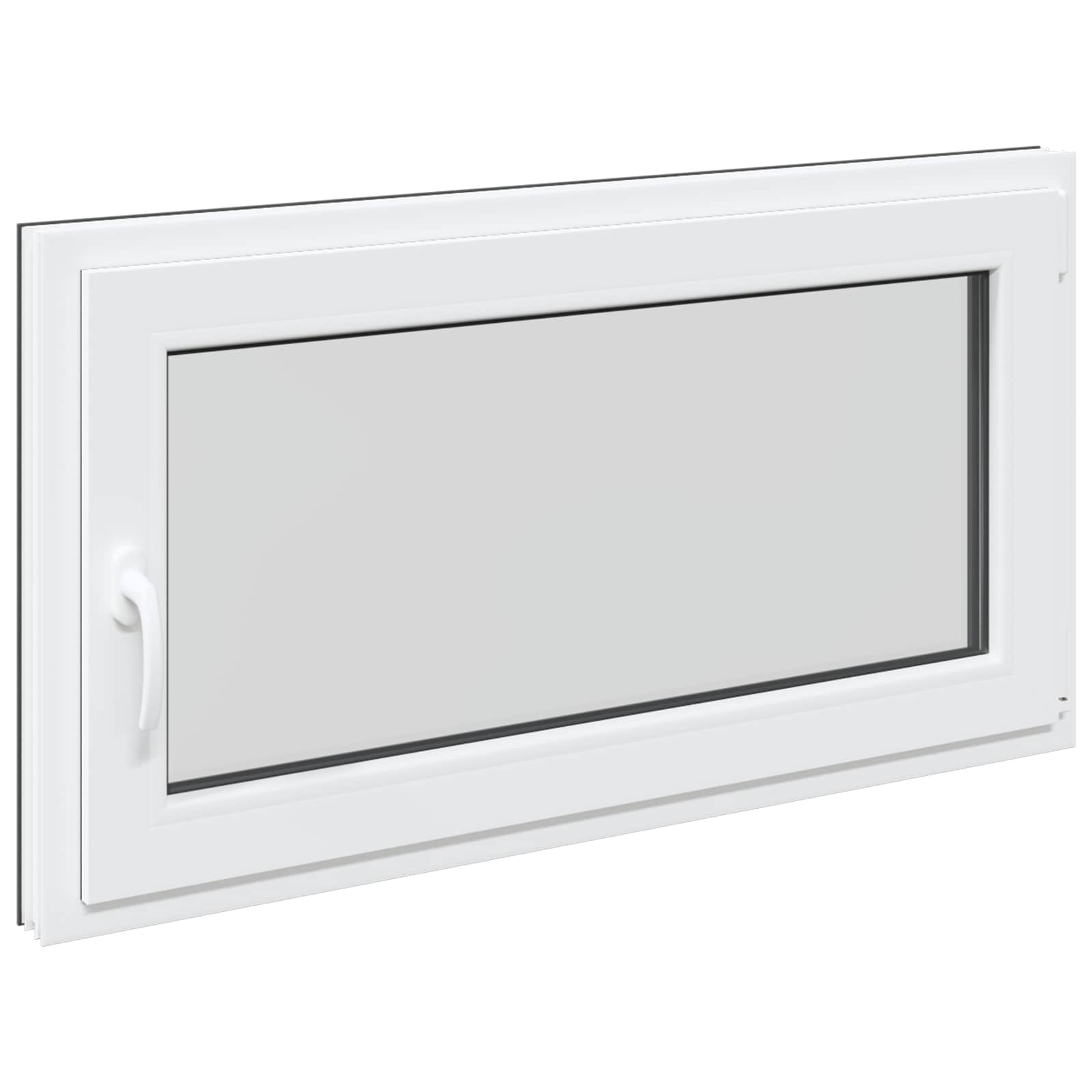 Prozor za podrum RISOR 110 x 50 cm PVC i staklo Antracit