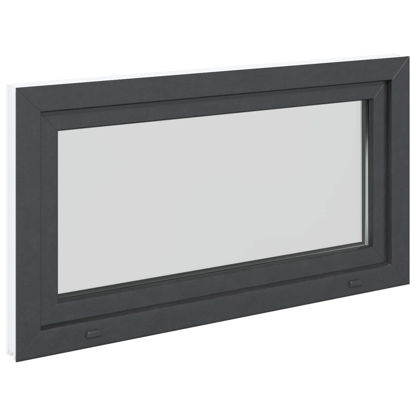 Prozor za podrum RISOR 110 x 60 cm PVC i staklo Antracit