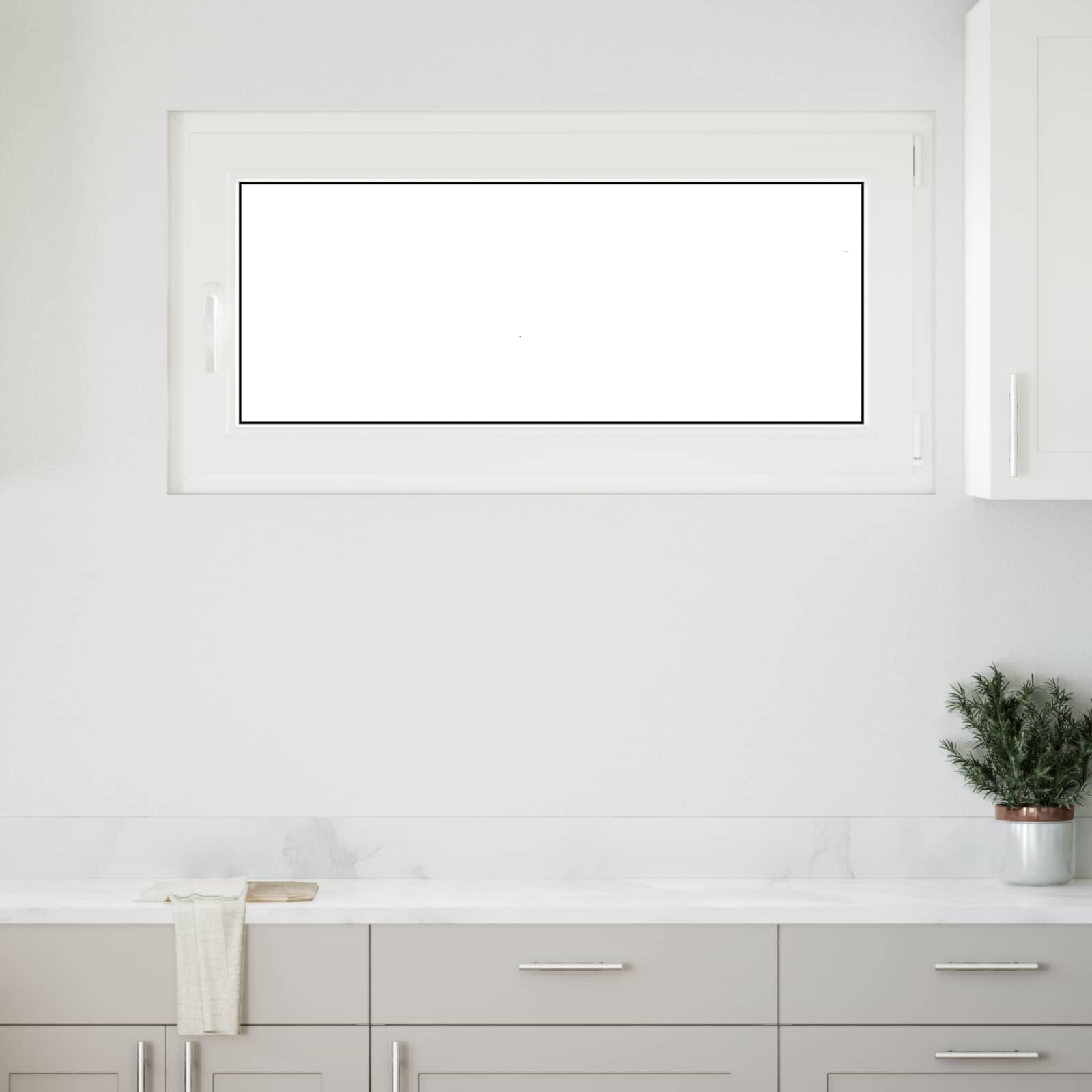 Prozor za podrum RISOR 120 x 60 cm PVC i staklo Antracit