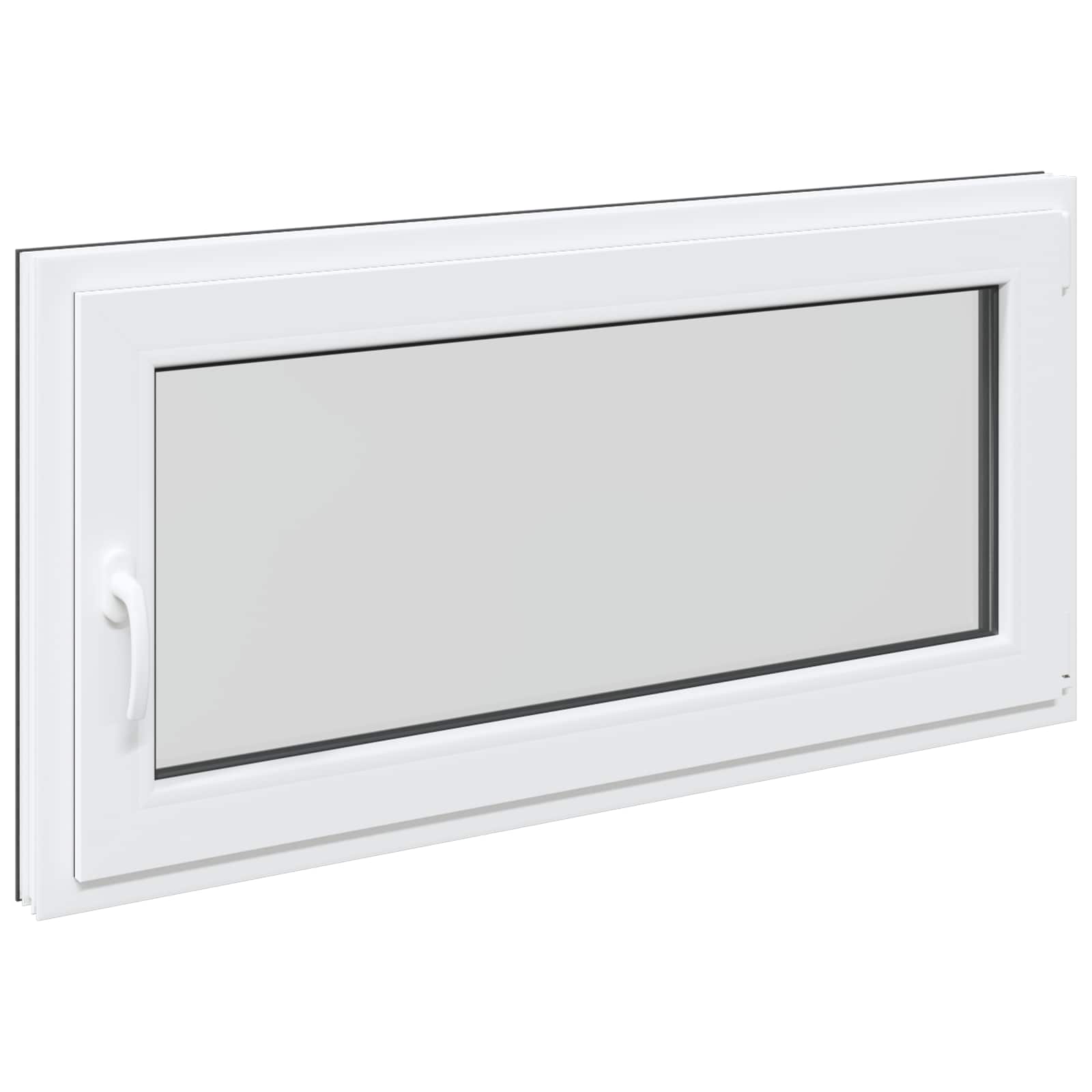 Prozor za podrum RISOR 120 x 60 cm PVC i staklo Antracit