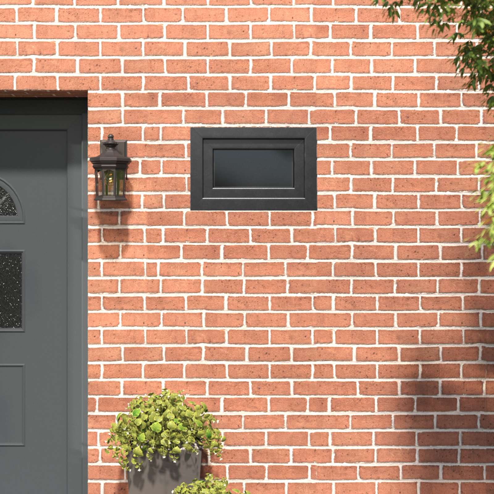 Prozor za podrum RISOR 60 x 40 cm PVC i staklo Antracit