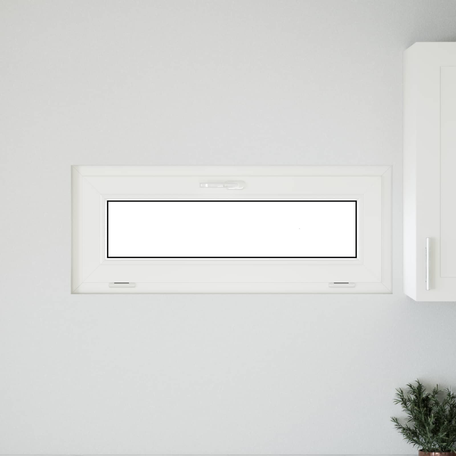 Prozor za podrum RISOR 110 x 40 cm PVC i staklo Antracit