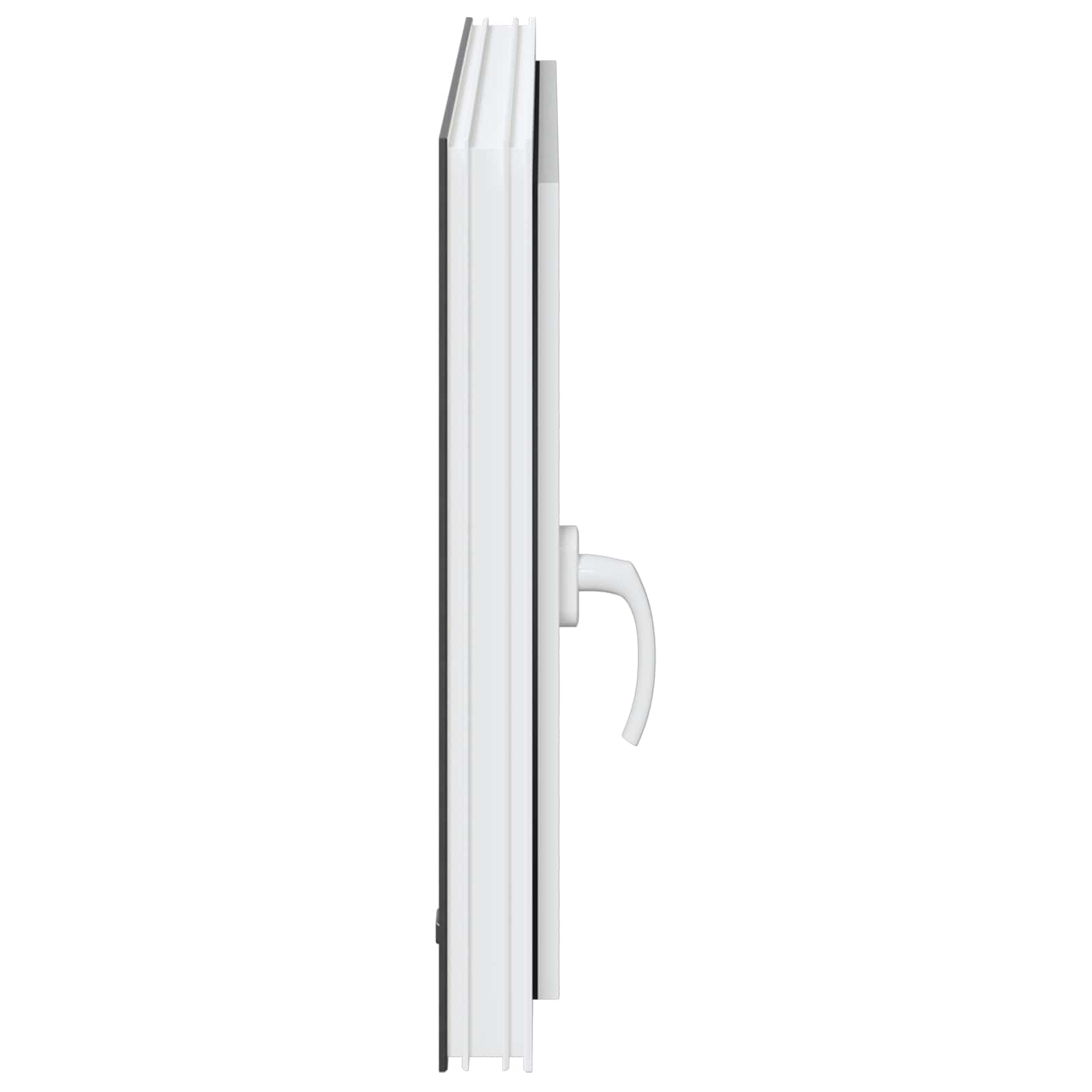 Prozor za podrum RISOR 80 x 50 cm PVC i staklo Antracit