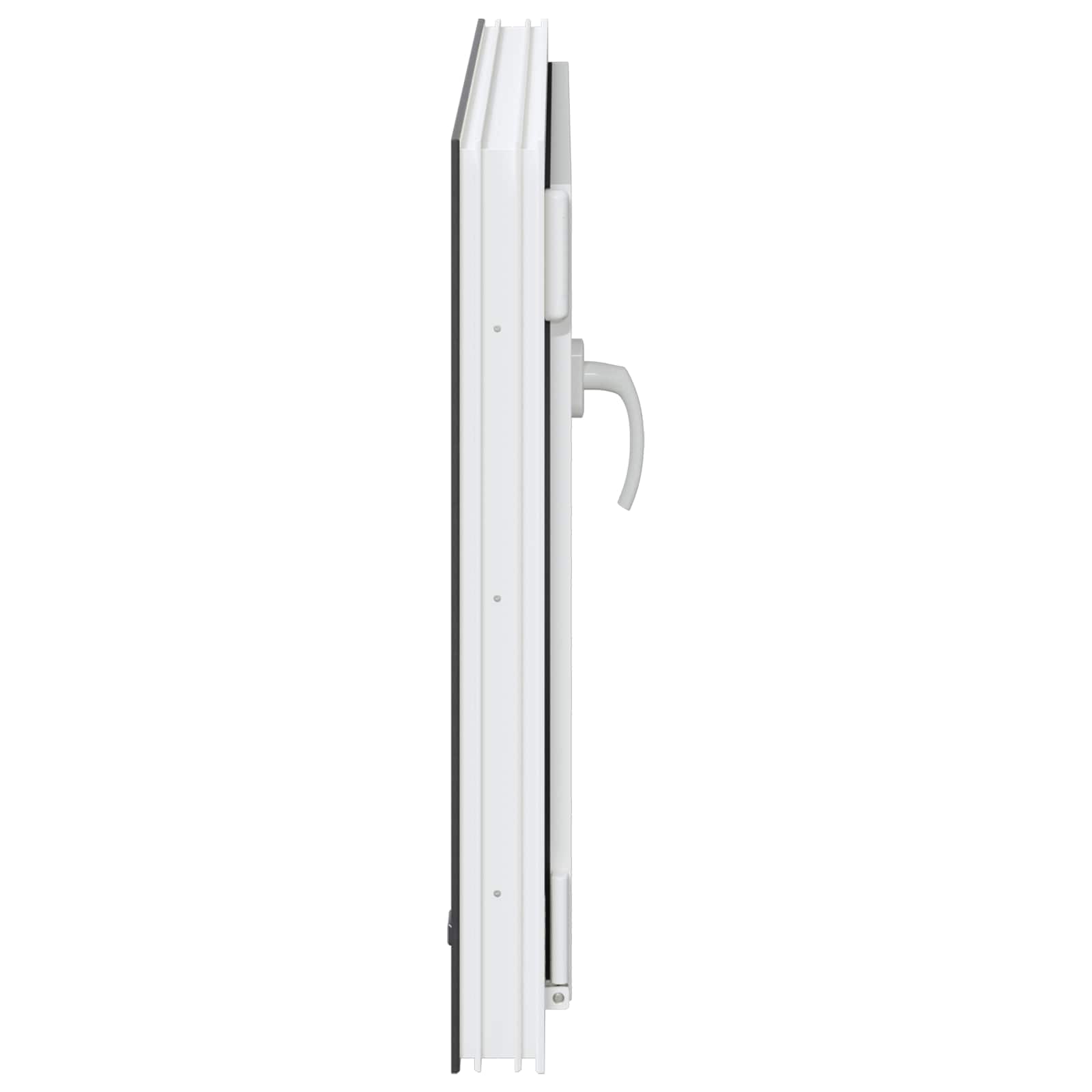 Prozor za podrum RISOR 80 x 60 cm PVC i staklo Antracit
