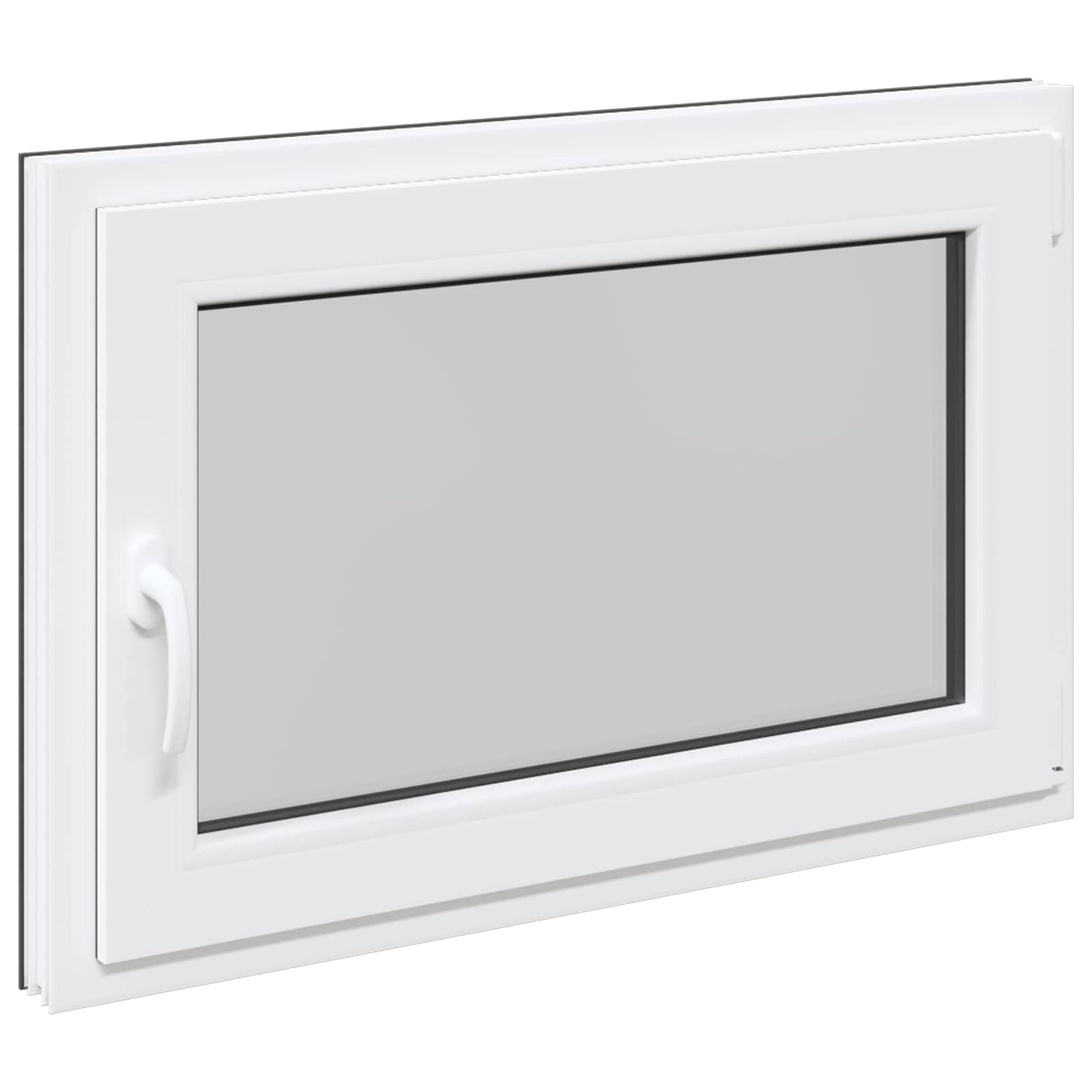 Prozor za podrum RISOR 90 x 50 cm PVC i staklo Antracit