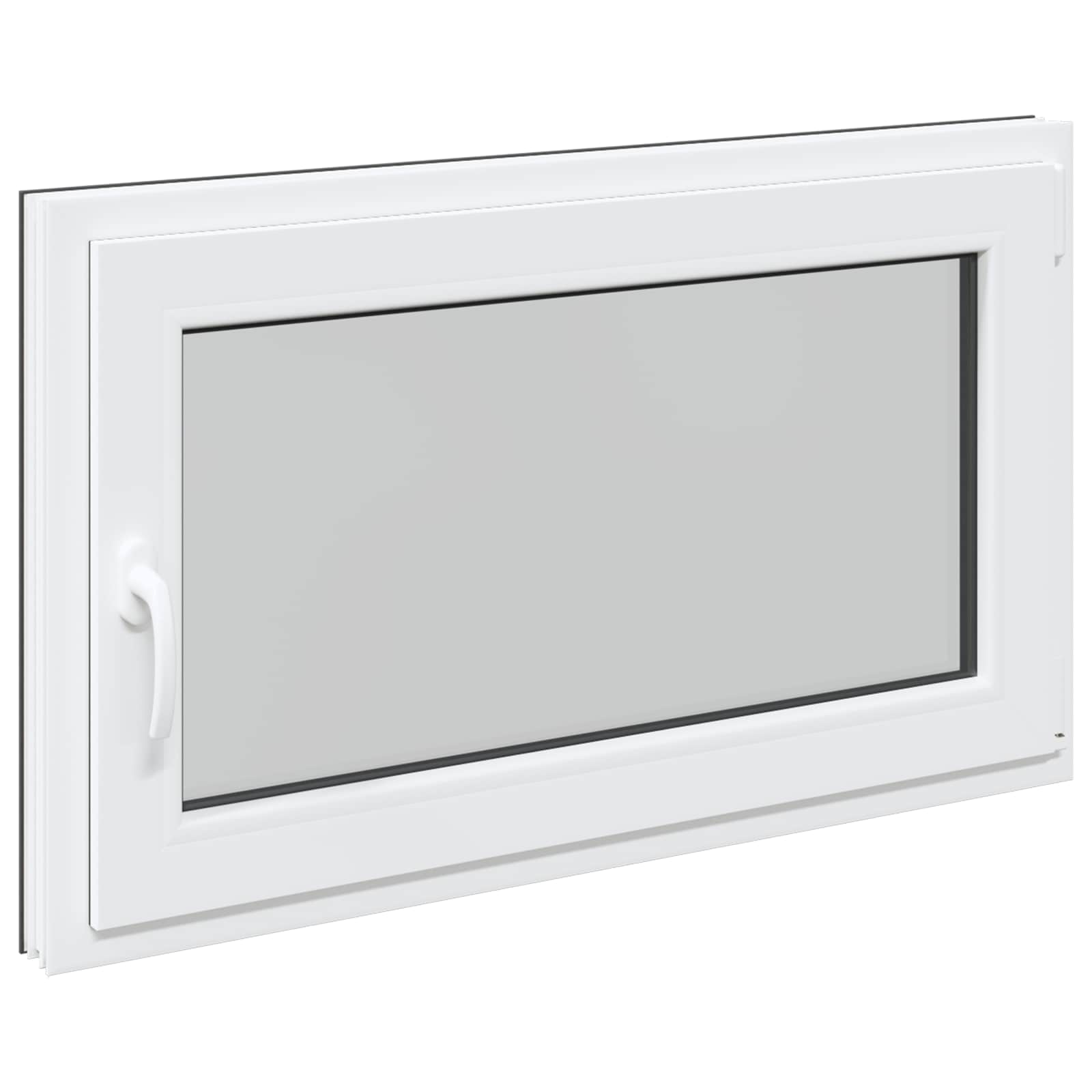 Prozor za podrum RISOR 100 x 50 cm PVC i staklo Antracit