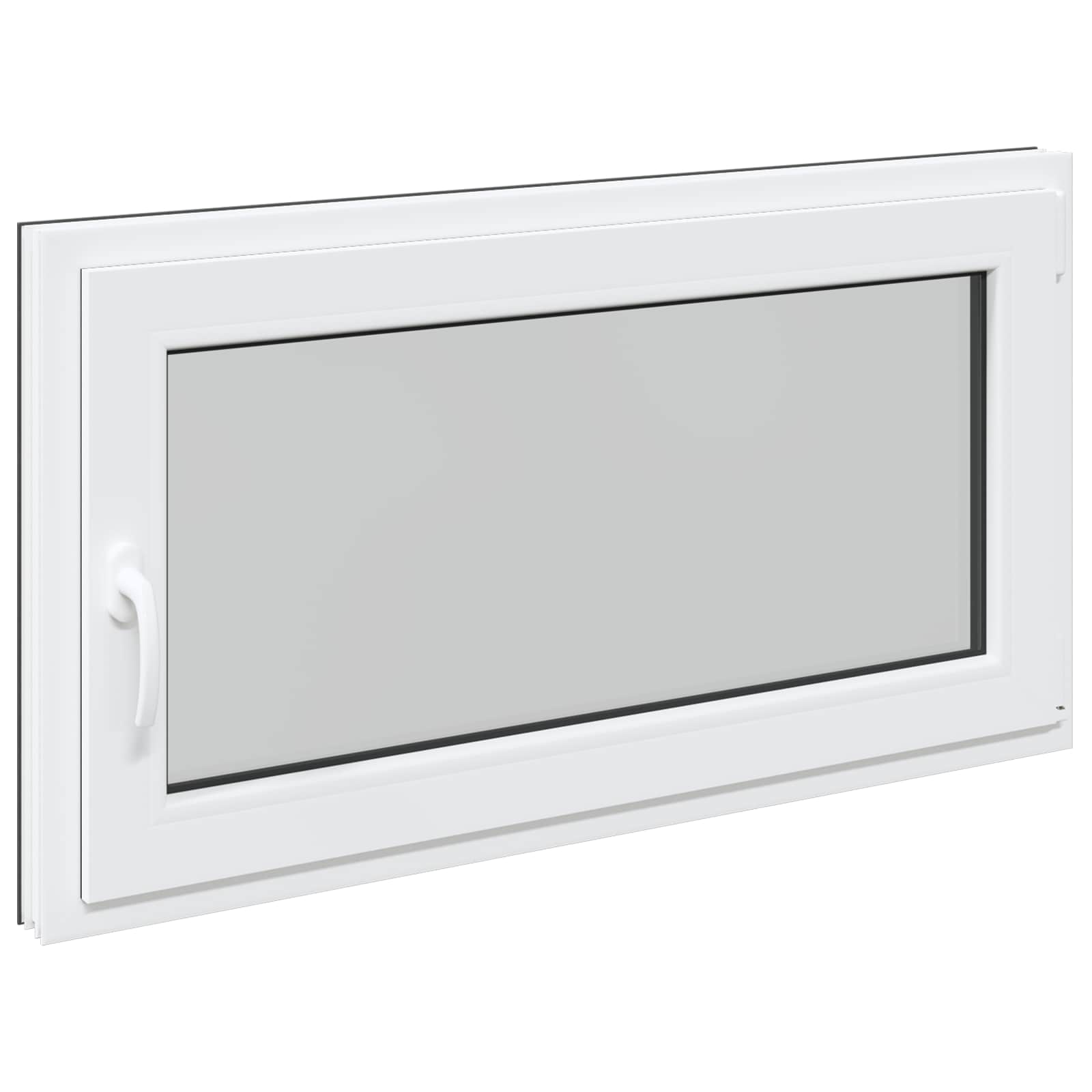 Prozor za podrum RISOR 110 x 50 cm PVC i staklo Antracit