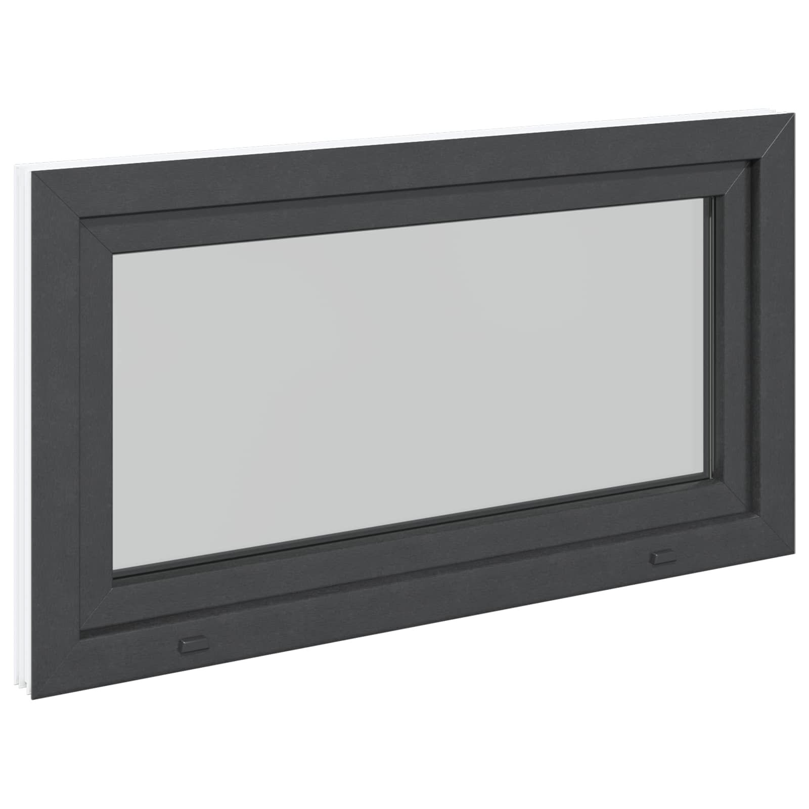 Prozor za podrum RISOR 110 x 60 cm PVC i staklo Antracit