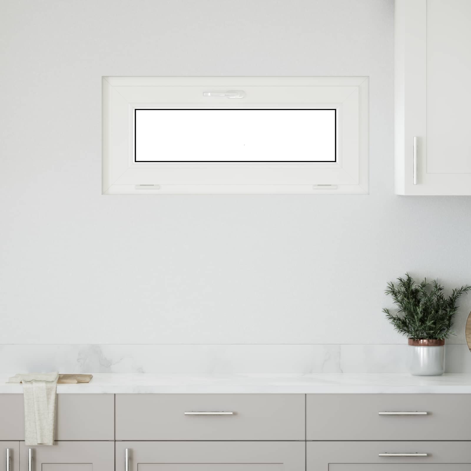 Prozor za podrum RISOR 90 x 40 cm PVC i staklo Antracit