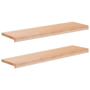 Step treads 2 kom. 100 x 25 x 2 cm Prirodna Čvrsto drvo bukve