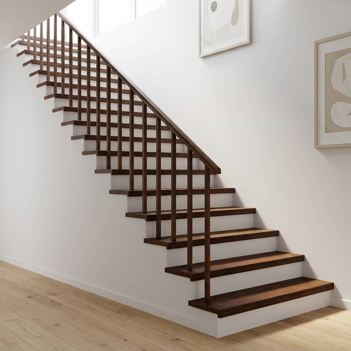 Step treads 2 kom. 90 x 25 x 2 cm Tamno smeđa Čvrsto drvo bukve