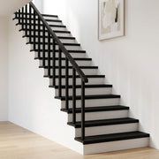 Step treads 4 kom. 80 x 30 x 2 cm Crna Čvrsto drvo bukve