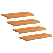 Step treads 4 kom. 80 x 30 x 2 cm Svijetlosmeđa