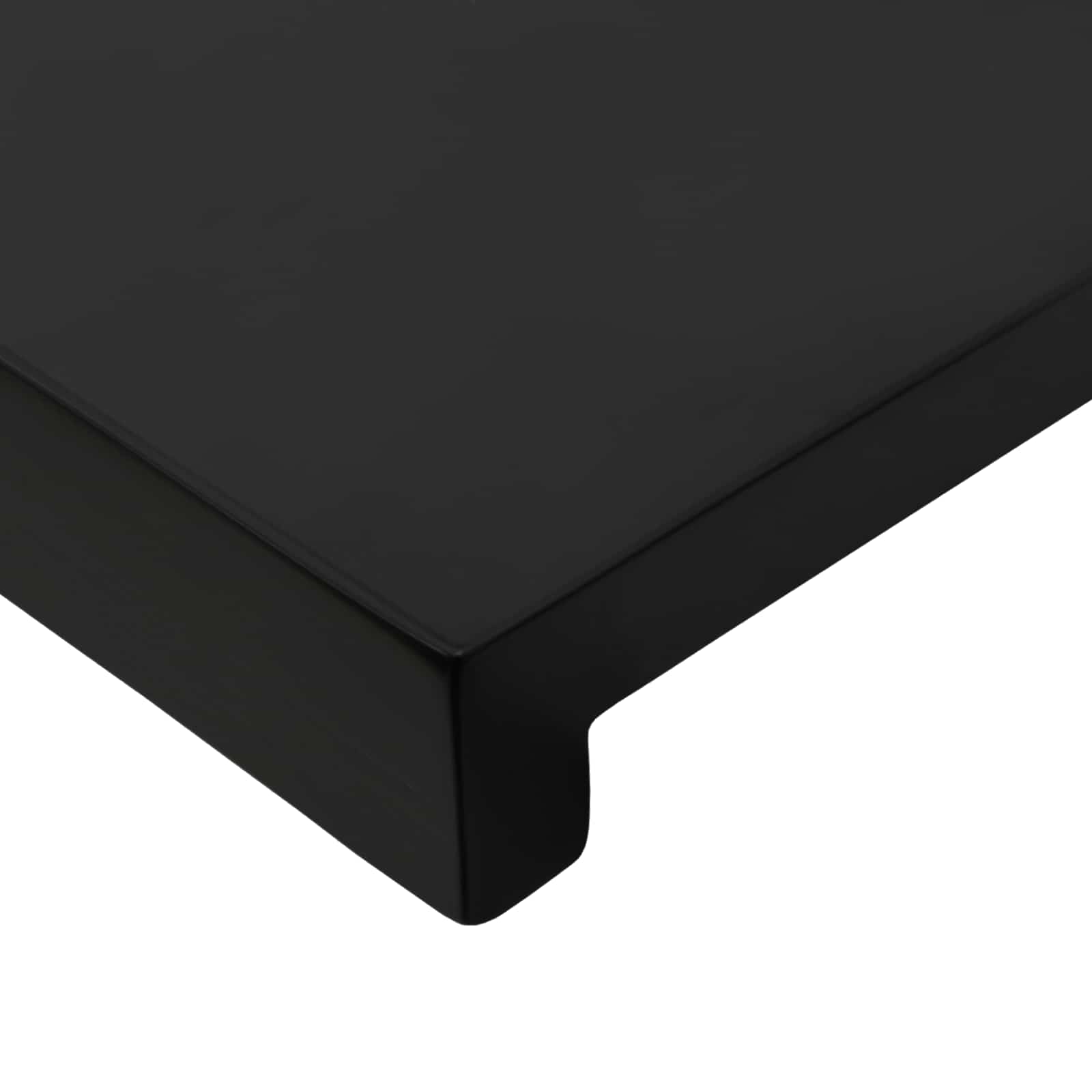 Step treads 4 kom. 110 x 25 x 2 cm Crna Čvrsto drvo bukve