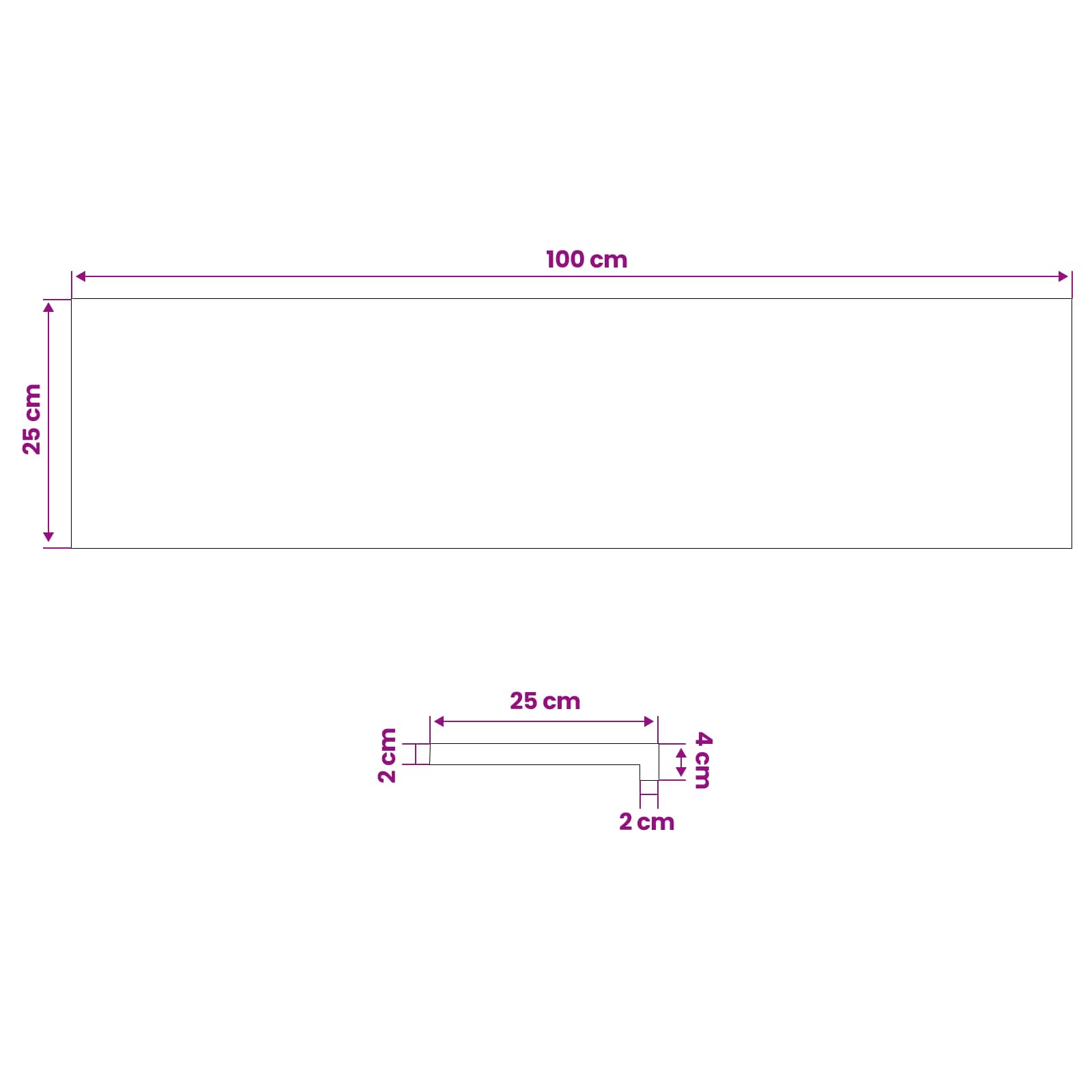 Step treads 12 kom. 100 x 25 x 2 cm Prirodna Čvrsto drvo bukve