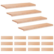 Step treads 16 kom. 90 x 30 x 2 cm Prirodna Čvrsto drvo bukve