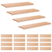 Step treads 20 kom. 100 x 30 x 2 cm Prirodna Čvrsto drvo bukve