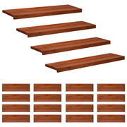 Step treads 20 kom. 90 x 30 x 2 cm Smeđa Čvrsto drvo bukve