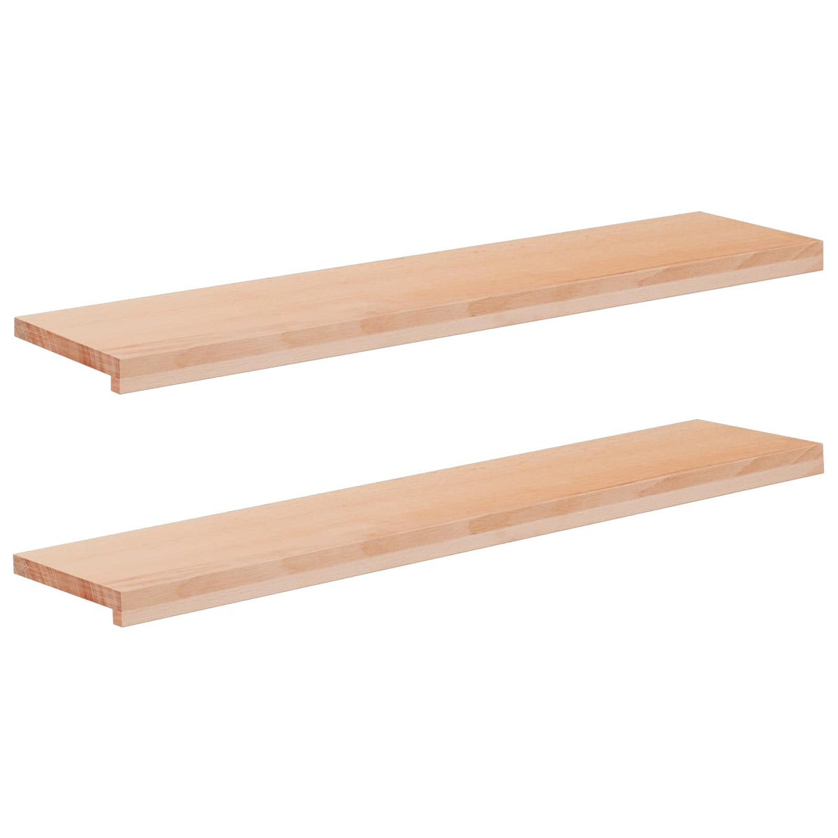 Prozorske klupice 2 kom. Prirodna 110 x 30 x 2 cm