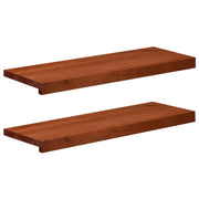 Prozorske klupice 2 kom. Smeđa 70 x 25 x 2 cm Čvrsto drvo bukve