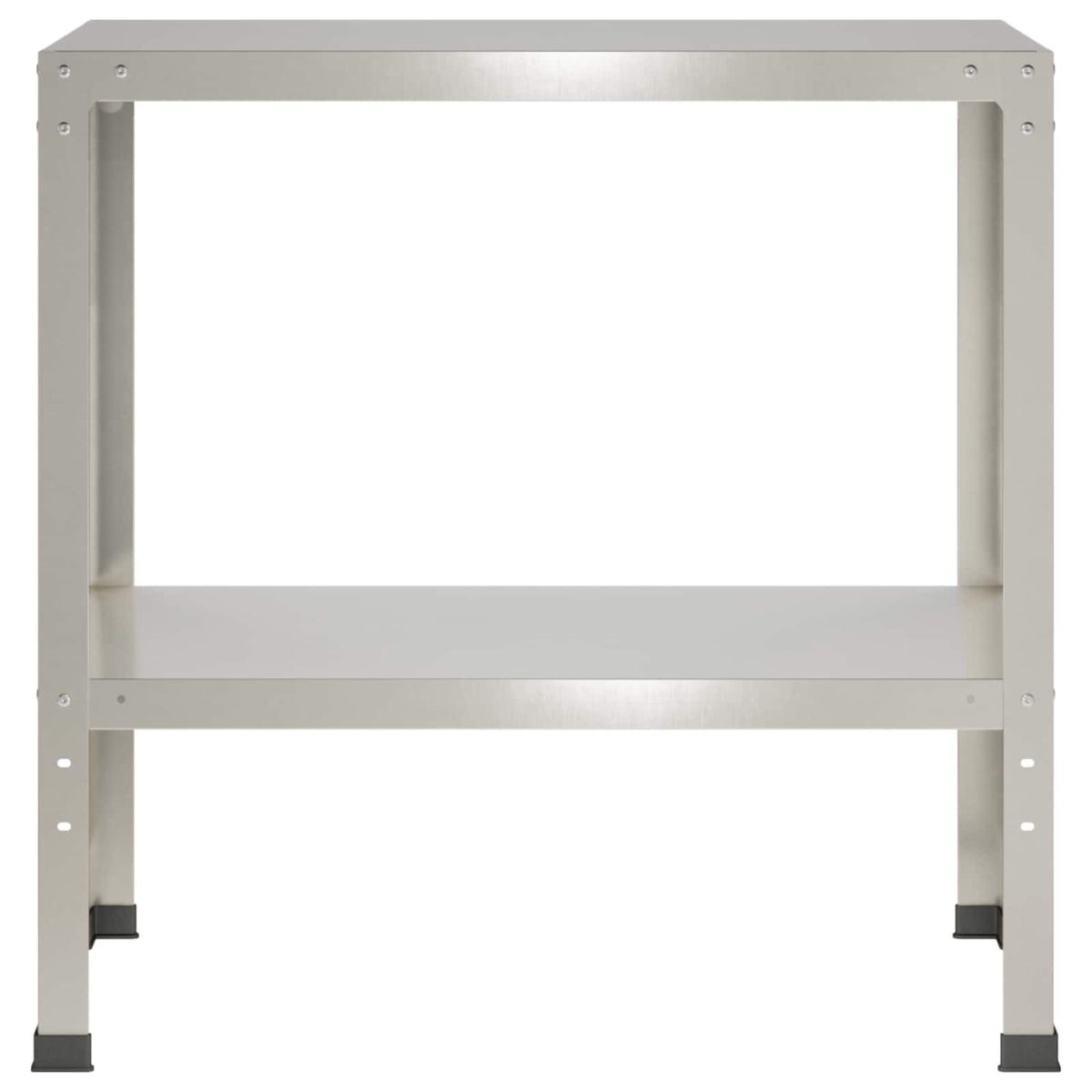Stol za presađivanje 100 x 40 x 80 cm Nehrđajući čelik Srebrna