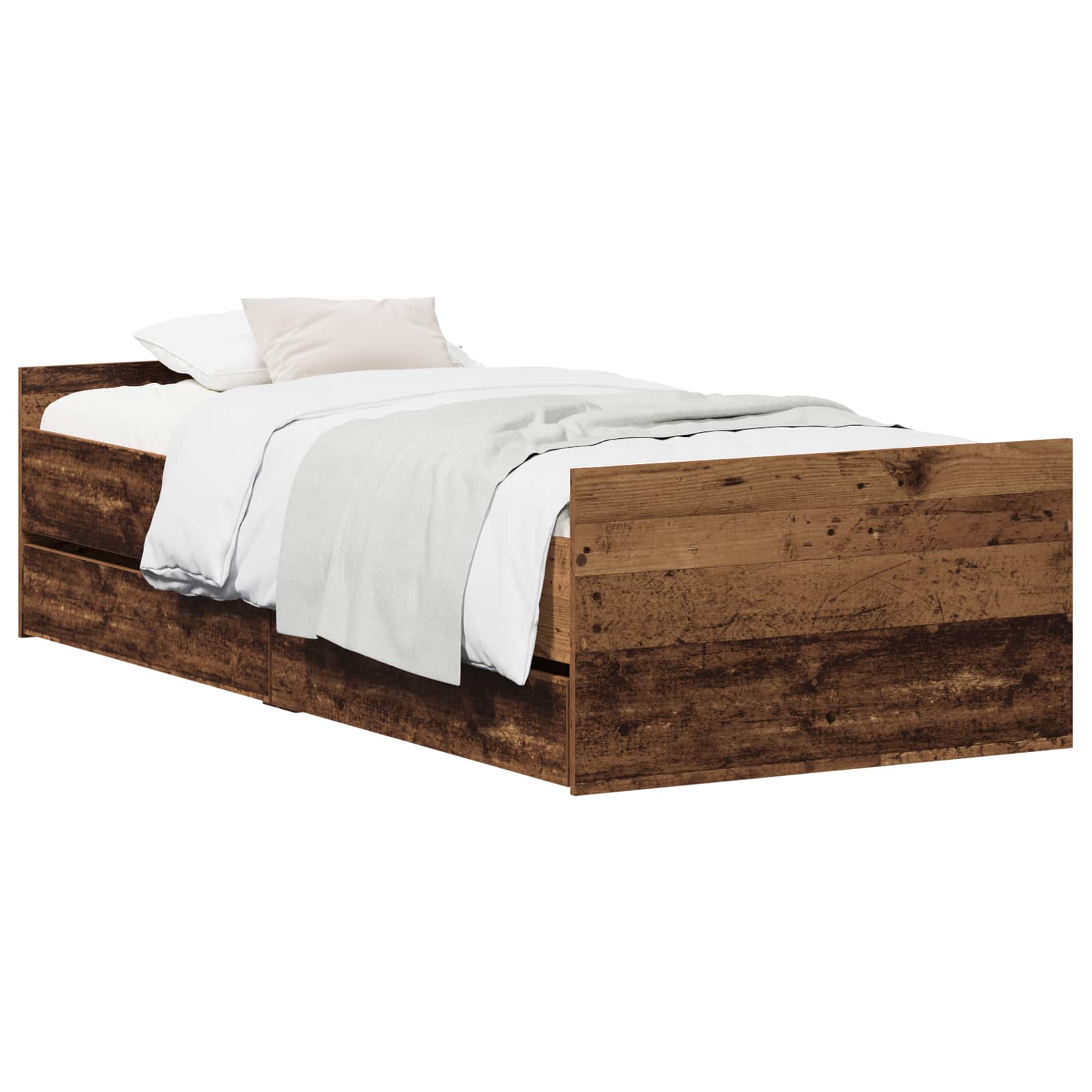 Krevetna konstrukcija Staro drvo 100 x 200 cm Konstruirano drvo