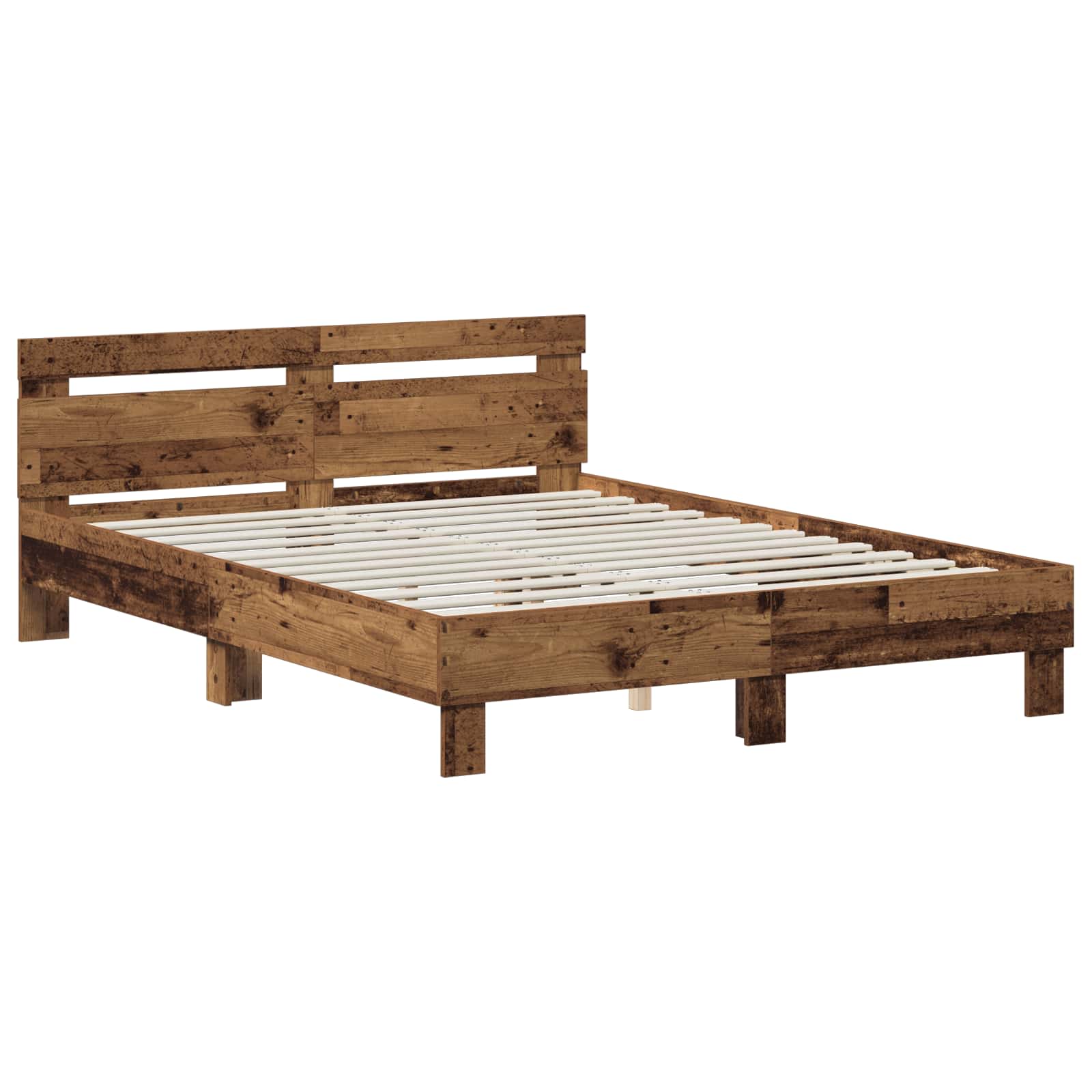 Krevetna konstrukcija Staro drvo 140 x 190 cm Konstruirano drvo