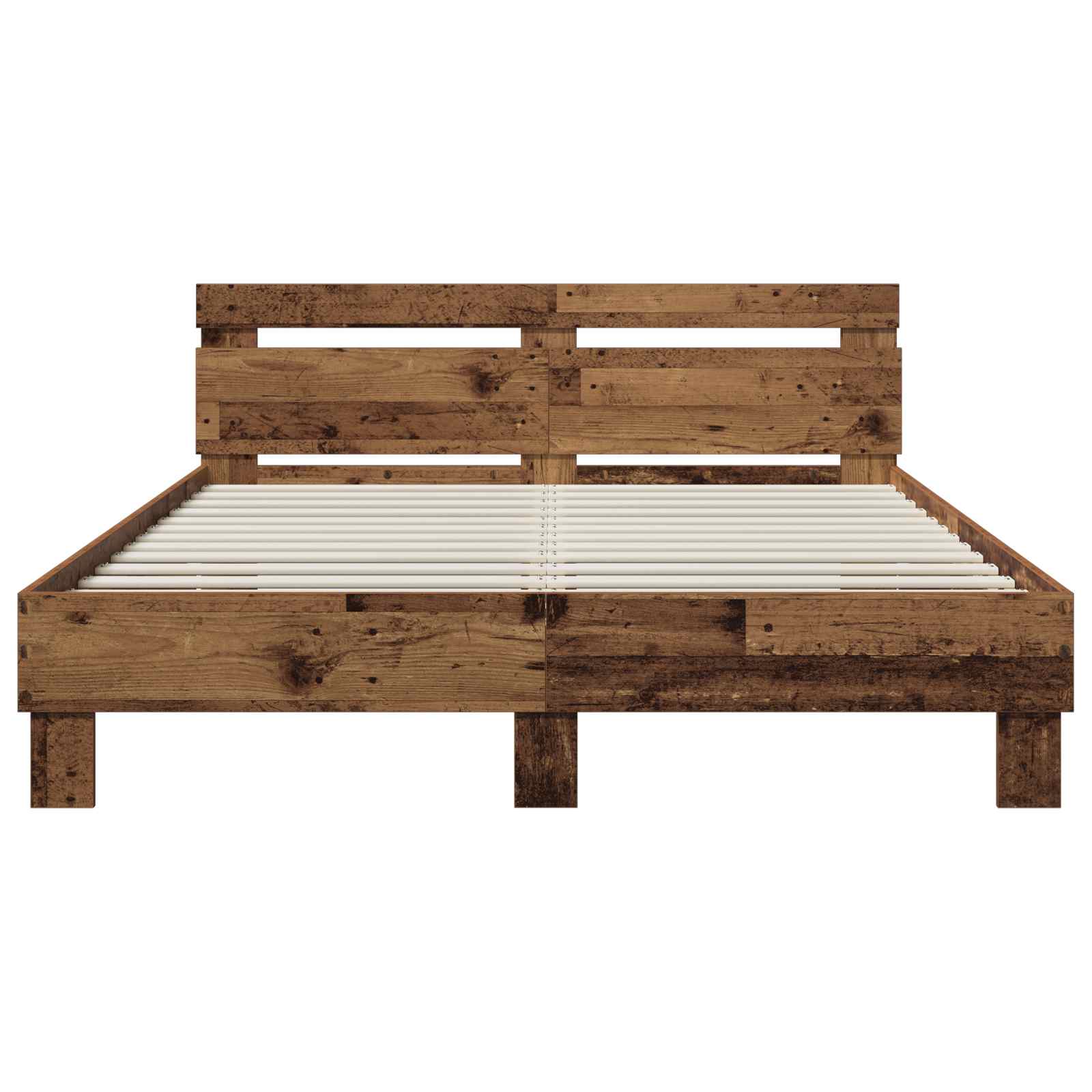 Krevetna konstrukcija Staro drvo 140 x 190 cm Konstruirano drvo