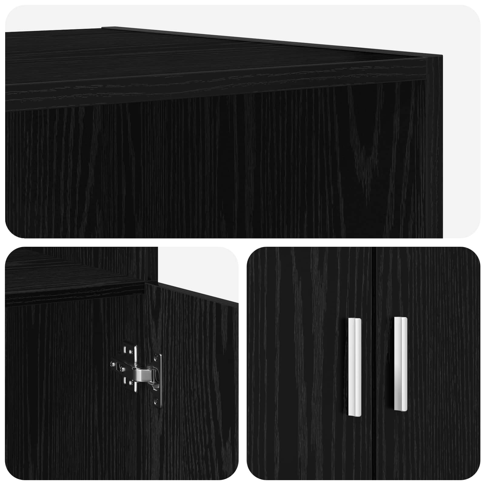 Highboard Crni hrast 70 x 42,5 x 185 cm Konstruirano drvo
