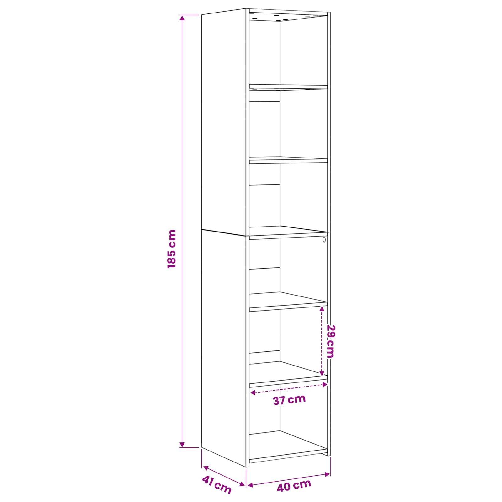 Kreveta Staro drvo 40 x 41 x 185 cm Konstruirano drvo