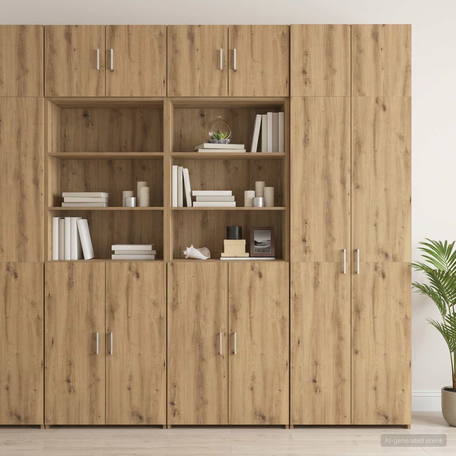 Ormar sa policama Hrast artisan 70 x 42,5 x 225 cm
