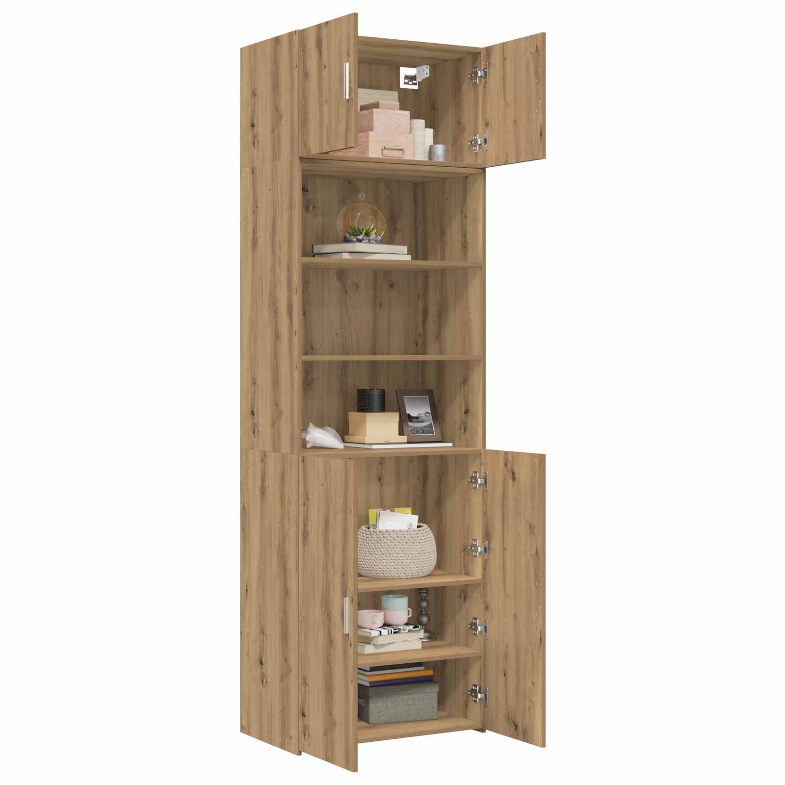Ormar sa policama Hrast artisan 70 x 42,5 x 225 cm