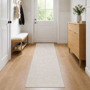 Tepih Krem 50 x 400 cm 100% poliester 3 mm Mogu se prati