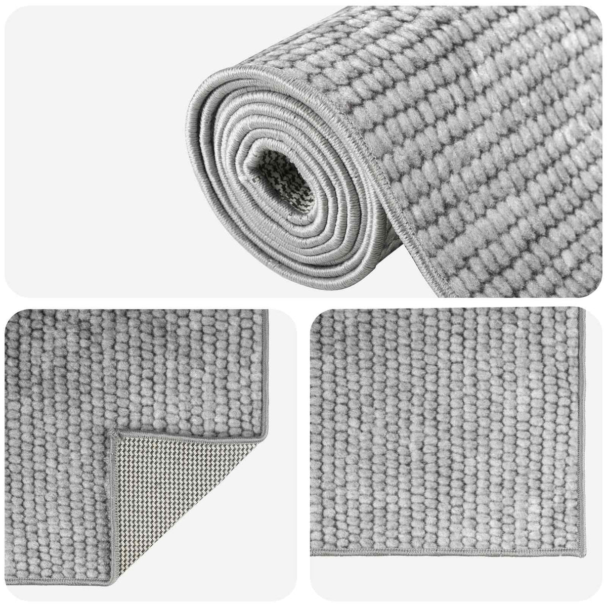 Tepih Siva 50 x 300 cm 100% poliester 3 mm Mogu se prati