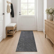 Tepih Antracit 50 x 300 cm 100% poliester 3 mm Mogu se prati