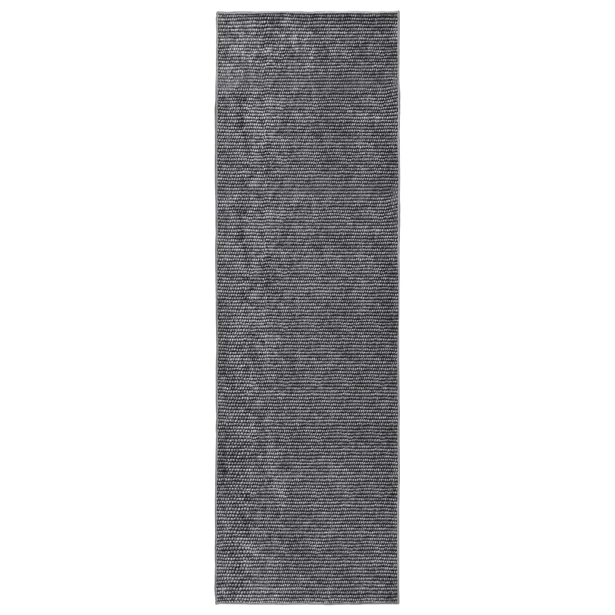 Tepih Antracit 80 x 300 cm 100% poliester 3 mm Mogu se prati