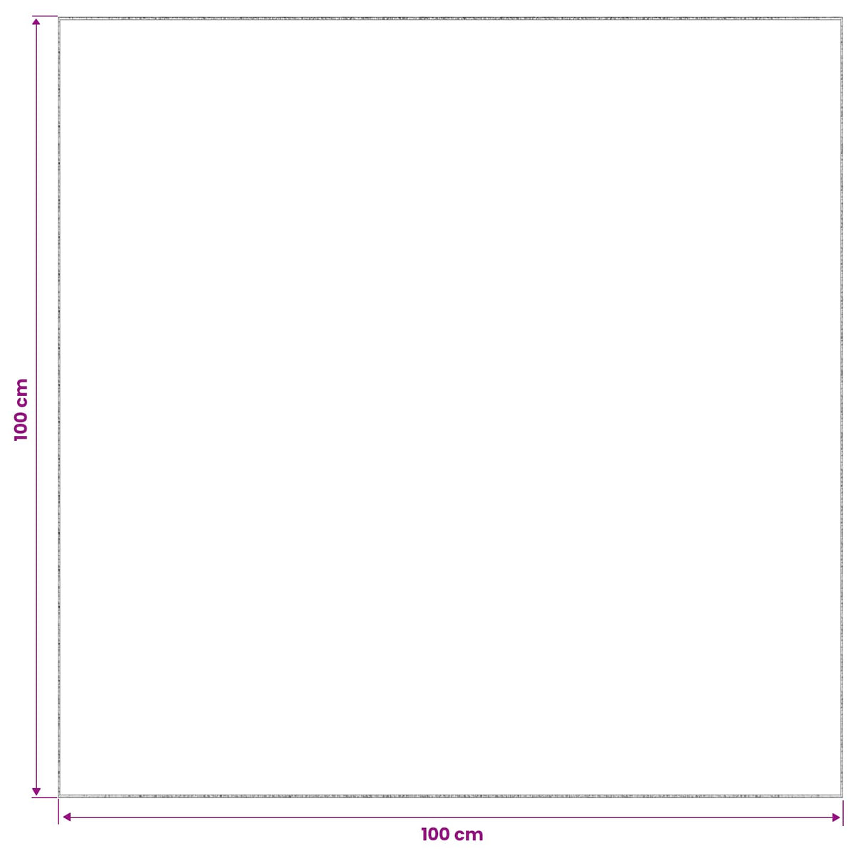 Tepih Antracit 100 x 100 cm 100% poliester 3 mm Mogu se prati