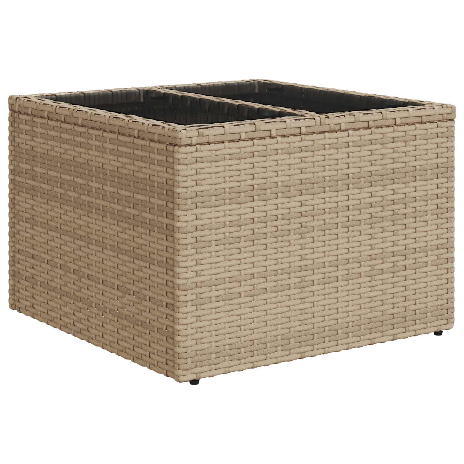 Set sofe 6 kom. Bež i krem bijela Poli Rattan i čelik