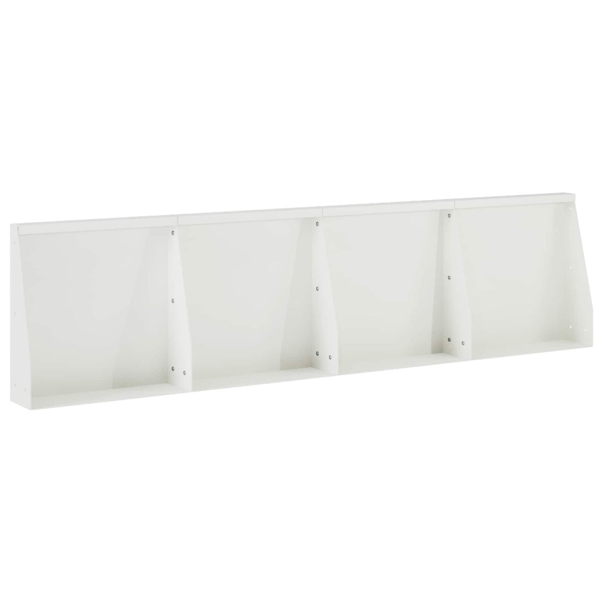 Zid za zadržavanje 4 kom. 40 x 12 x 30 cm Čelik Bijela