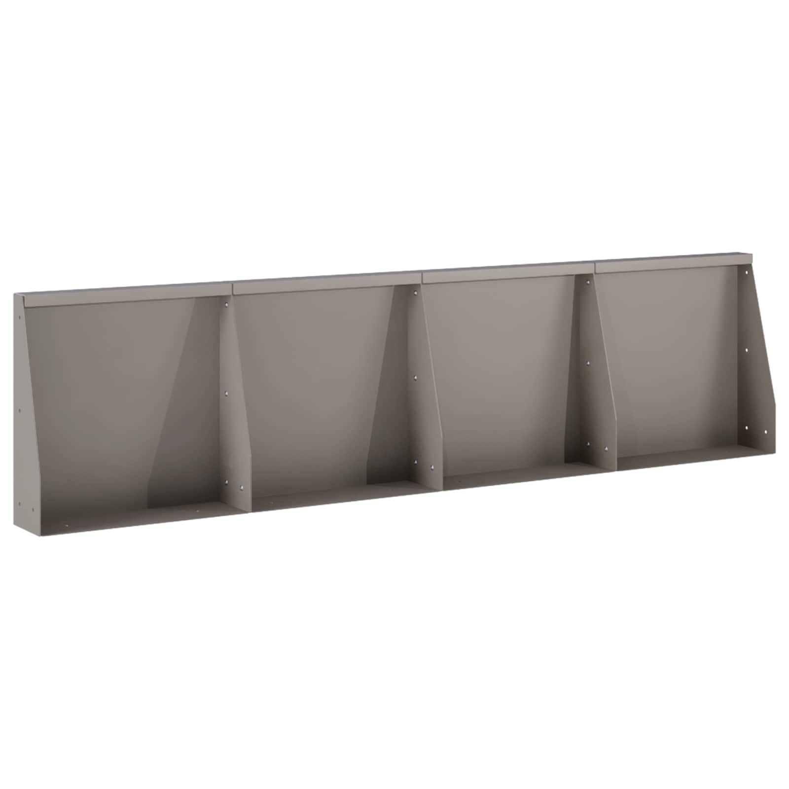 Zid za zadržavanje 4 kom. 40 x 12 x 30 cm Otporni čelik Rđa